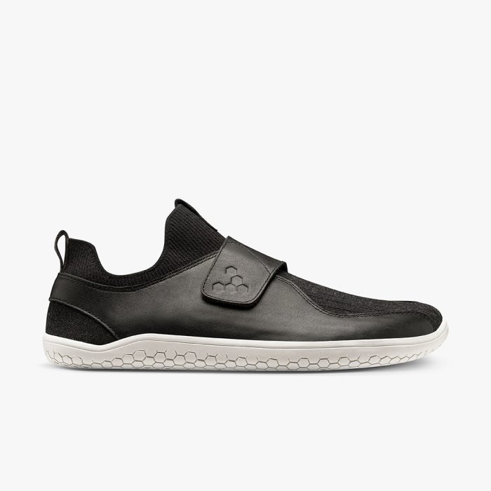 Chaussure Casual Vivobarefoot Primus Knit EZ Homme - Noir SAN169370
